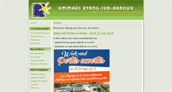 Desktop Screenshot of emmaus-etang.com